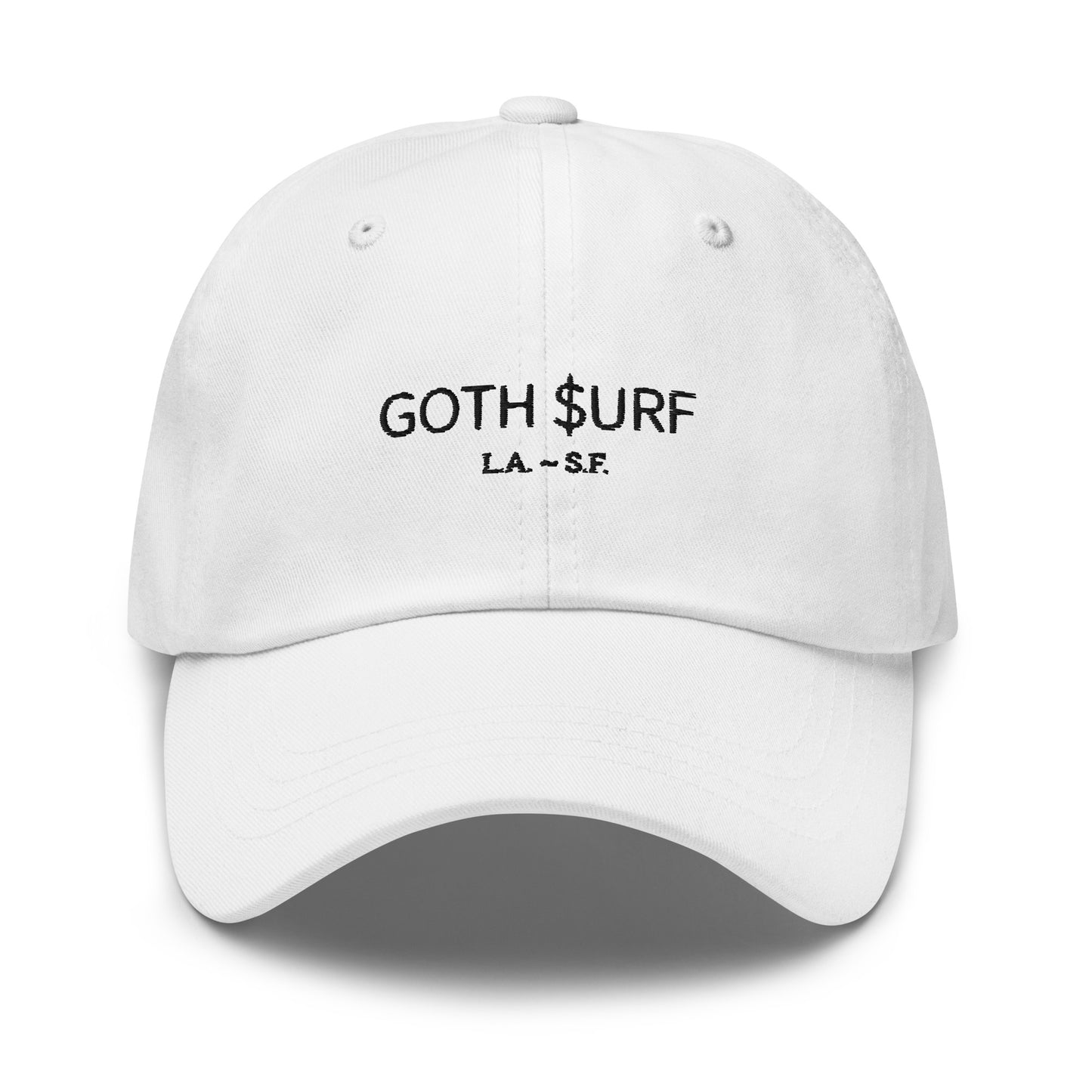 GOTH $URF - L.A. ~ S.F. - Party Hat - White and Pink