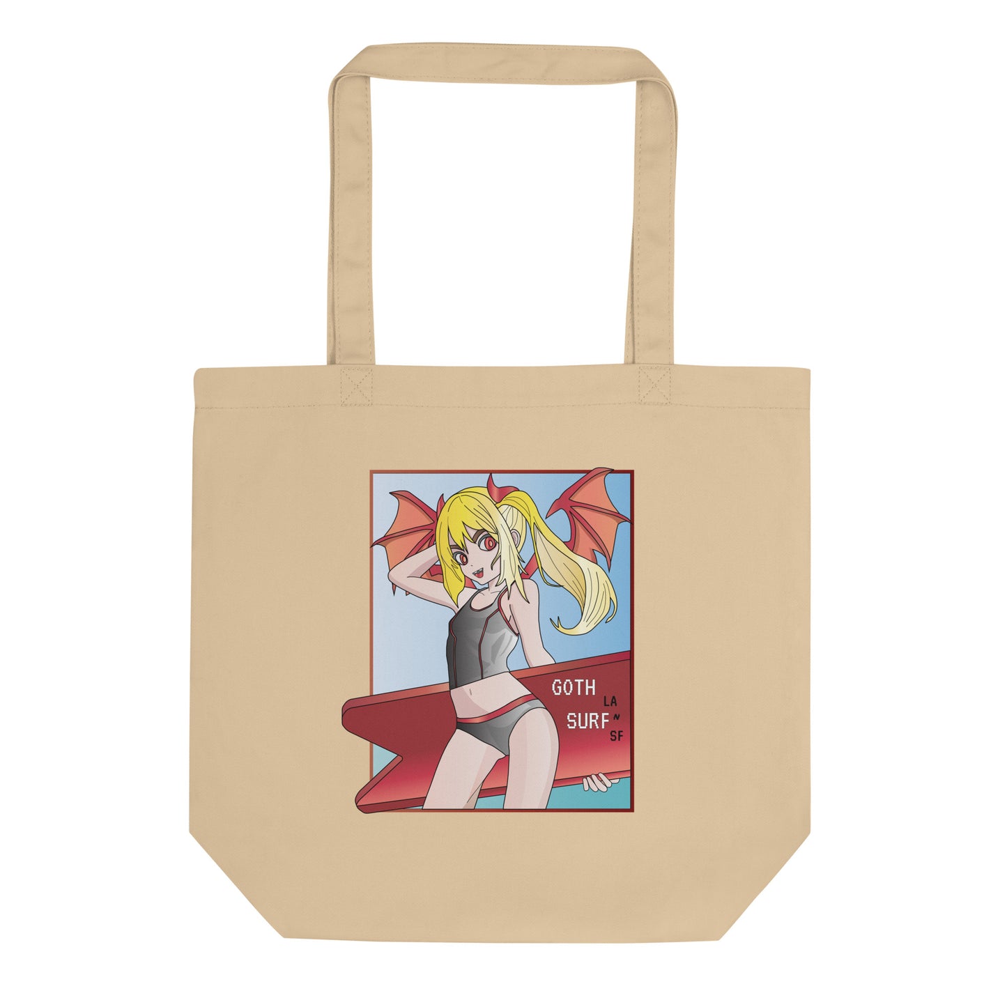 GOTH SURF - Devil Girl - Eco Tote Bag 01